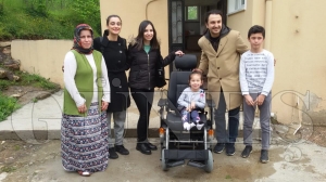 Engelli renci, akl ara hayaline kavutu